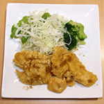 鶏肉のカレー風味天ぷら