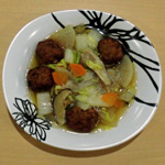 肉団子と白菜の中華煮